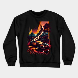 Volcanic Mustang Race Crewneck Sweatshirt